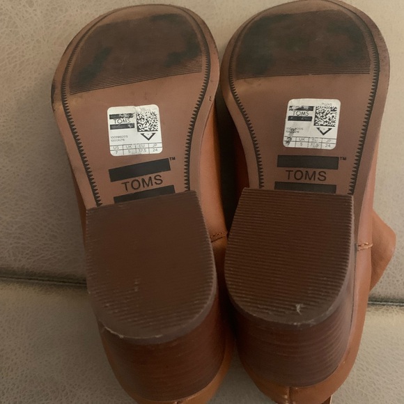 Toms Women’s Caramel Tassel Zip Carpe Diem Ankle Boots - Size 7 - Picture 8 of 10